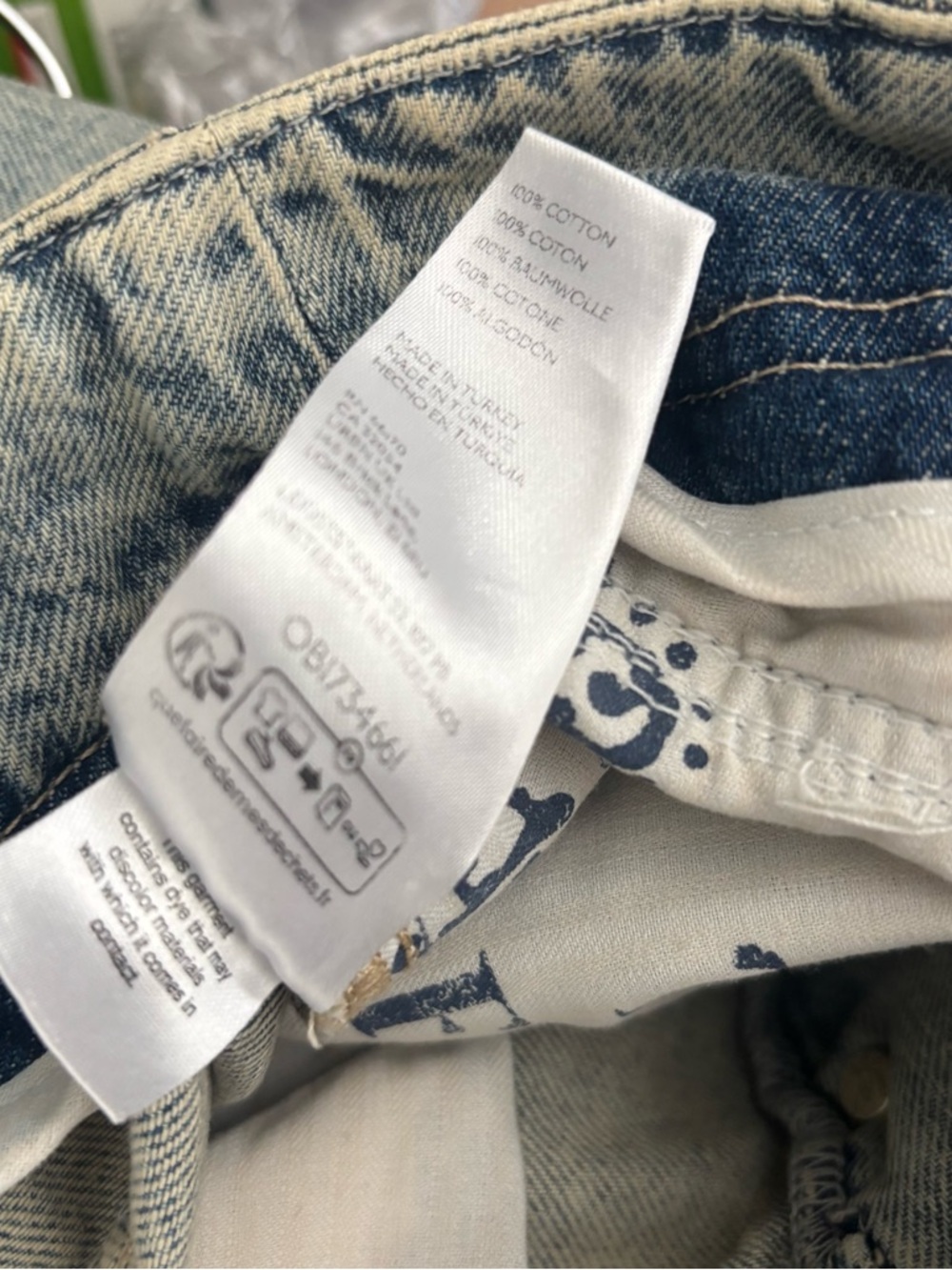 Free People Women's Size Small Blue Denim Harem Shorts - Picture 4 of 5